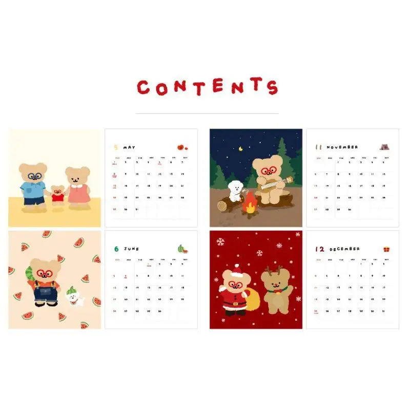 Teteum - 2022 Calendar - Teteum - Desk Calendar - Harumio