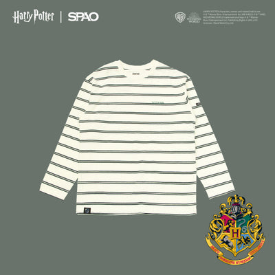 SPAO x Harry Potter - Hogwarts Long Sleeve Striped T-Shirt