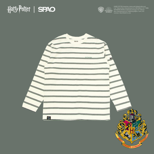 SPAO x Harry Potter - Hogwarts Long Sleeve Striped T-Shirt