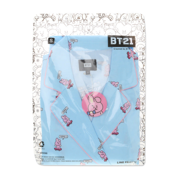 BT21 x Hunt Innerwear - Double Button Pajamas Set - Cooky