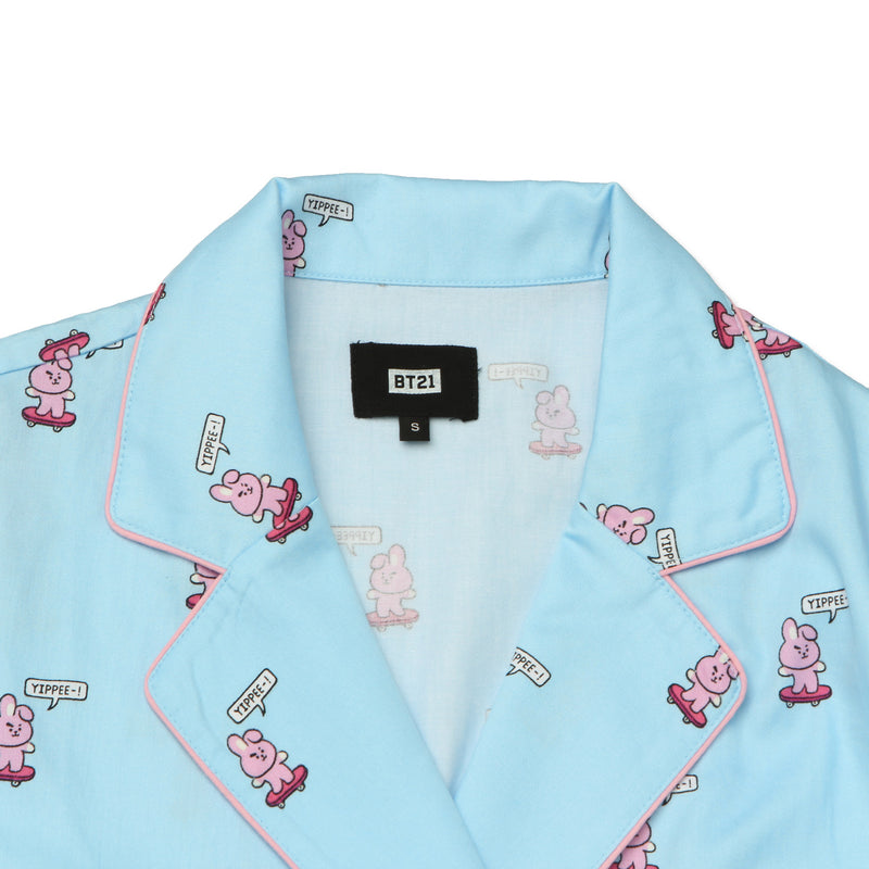 BT21 x Hunt Innerwear - Double Button Pajamas Set - Cooky