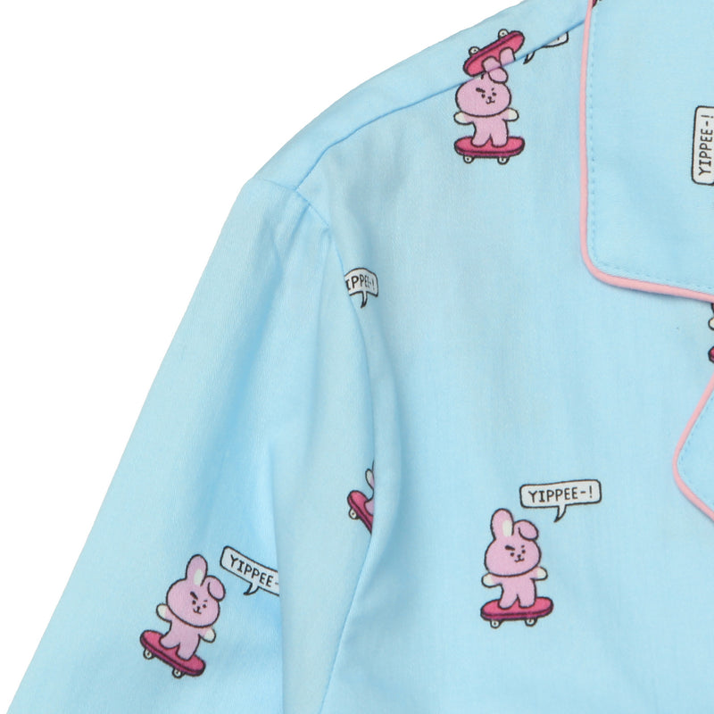 BT21 x Hunt Innerwear - Double Button Pajamas Set - Cooky