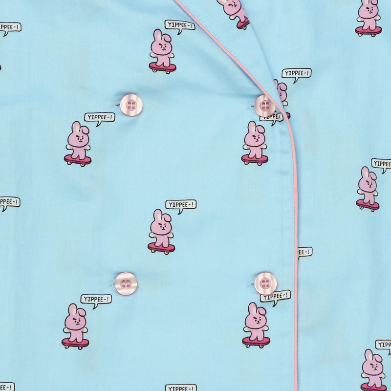 BT21 x Hunt Innerwear - Double Button Pajamas Set - Cooky