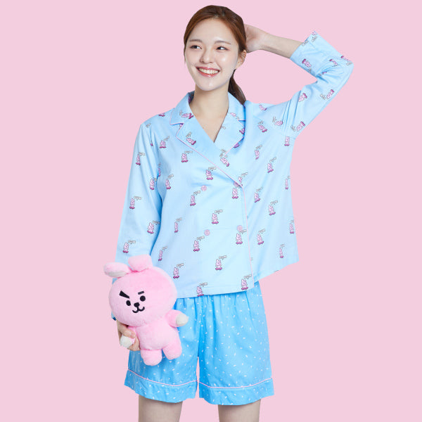 BT21 x Hunt Innerwear - Double Button Pajamas Set - Cooky
