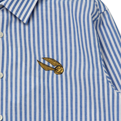SPAO x Harry Potter - Motif Embroidered Striped Shirt