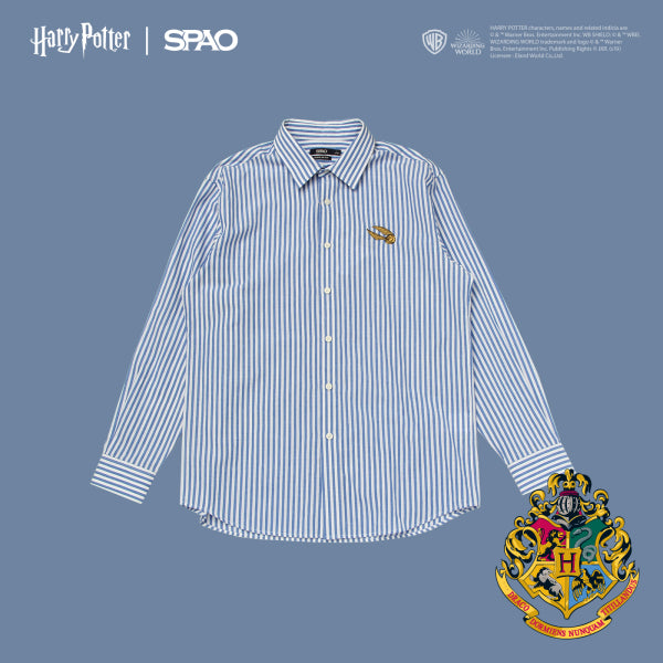 SPAO x Harry Potter - Motif Embroidered Striped Shirt