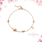 CLUE - Sweet Candy Cherry Blossom Silver Bracelet - CLUE - Accessories - Harumio