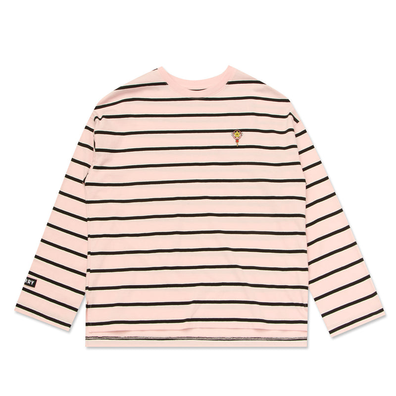 SPAO x Cardcaptor Sakura - Long Sleeve Striped T-Shirt