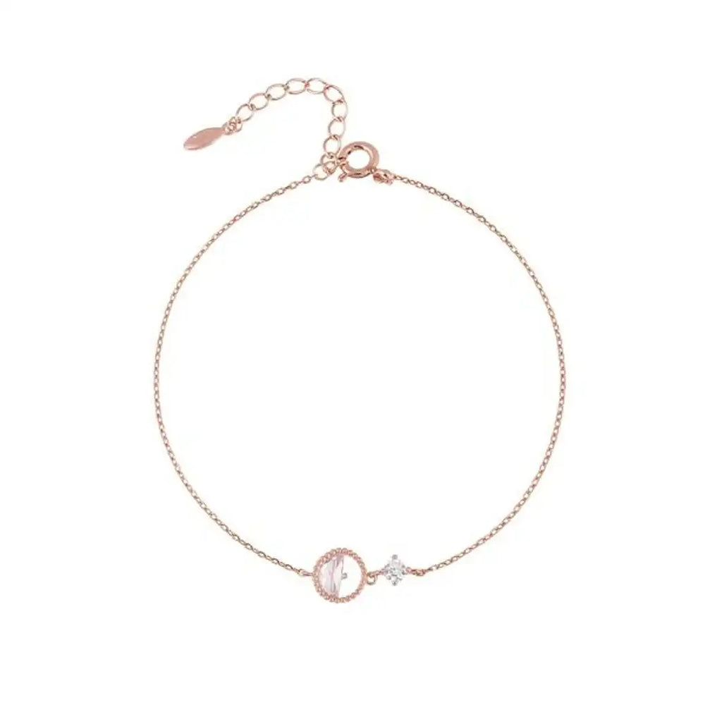 CLUE - Simple Round Silver Bracelet - CLUE - Jewelry - Harumio