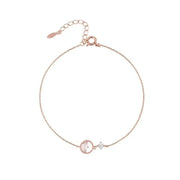 CLUE - Simple Round Silver Bracelet - CLUE - Jewelry - Harumio