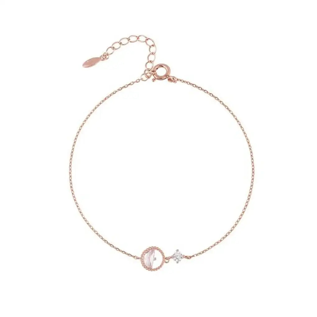 CLUE - Simple Round Silver Bracelet - CLUE - Jewelry - Harumio