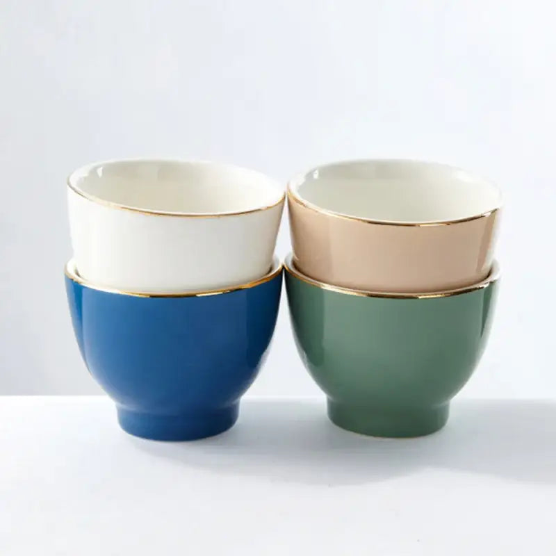 Korean Gold Color Wine Glass Set 4P - Modern House - Kitchenware - Harumio