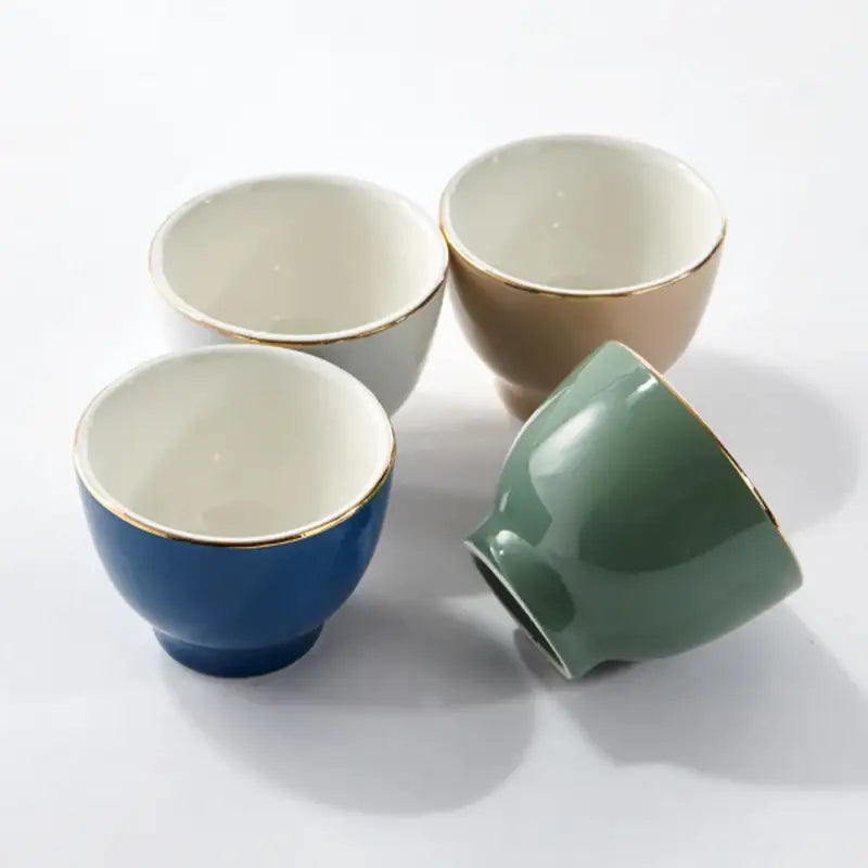 Korean Gold Color Wine Glass Set 4P - Modern House - Kitchenware - Harumio