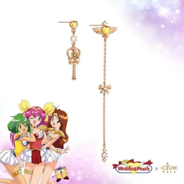 Wedding Peach x CLUE - Angel Daisy Flower Silver Earring - Wedding Peach x CLUE - Jewelry - Harumio