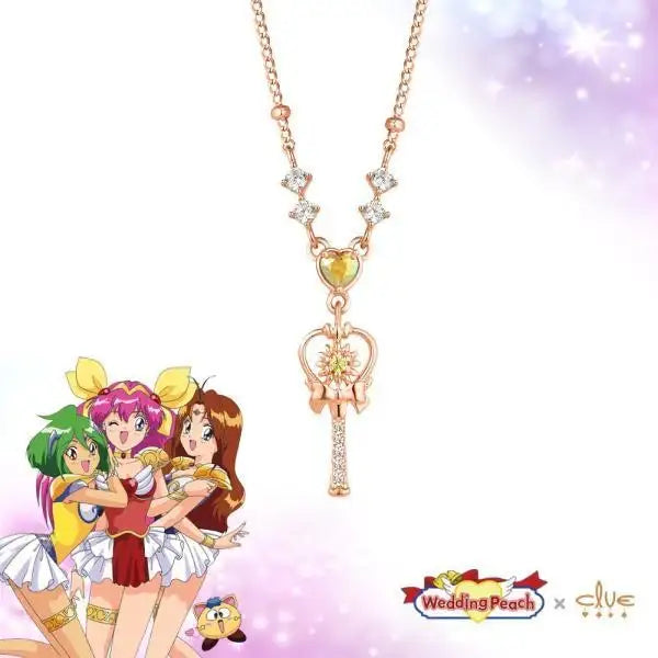 Wedding Peach x CLUE - Angel Daisy Flower Silver Necklace - Wedding Peach x CLUE - Jewelry - Harumio