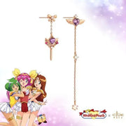 Wedding Peach x CLUE - Angel Sarubia Sword Silver Earring - Wedding Peach x CLUE - Jewelry - Harumio