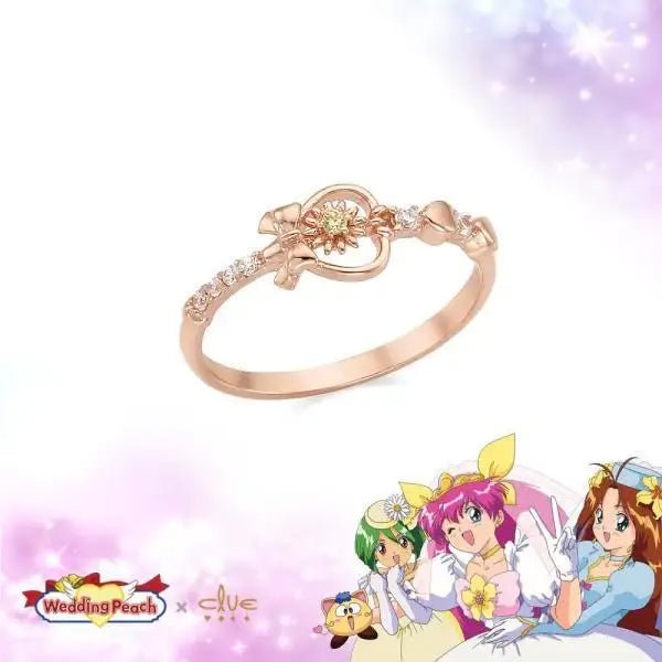 Wedding Peach x CLUE - Angel Daisy Flower Silver Ring - Wedding Peach x CLUE - Jewelry - Harumio