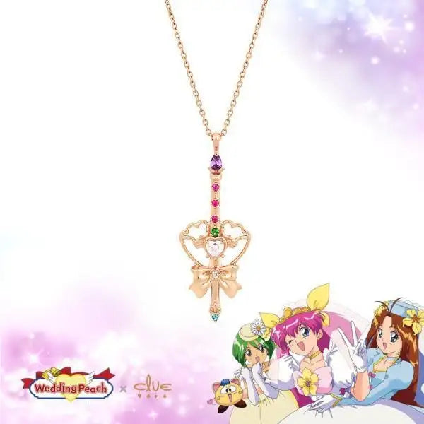 Wedding Peach x CLUE - Angel Bucket Silver Necklace - Wedding Peach x CLUE - Jewelry - Harumio