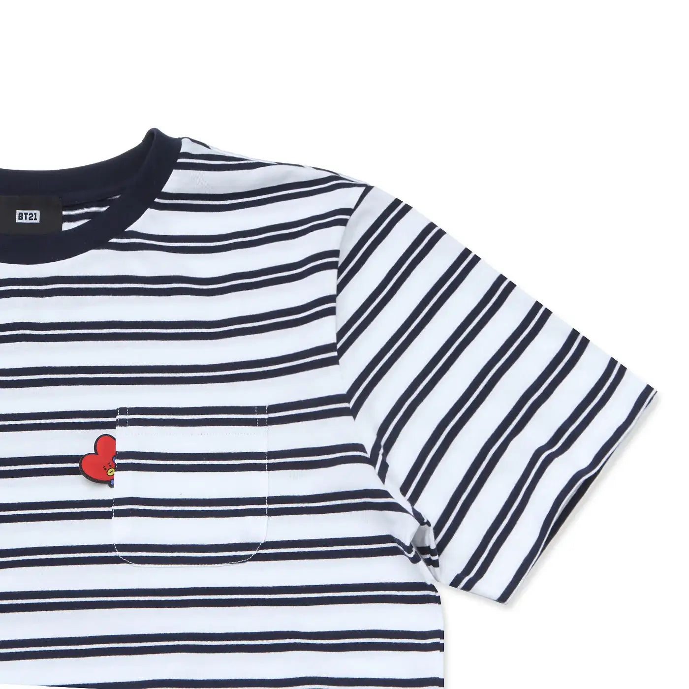 BT21 x Hunt Innerwear - Universtar T-shirt - Navy - BT21 - T-Shirt - Harumio