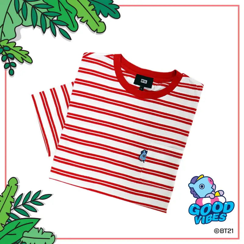 BT21 x Hunt Innerwear - Universtar T-shirt - Red – Harumio