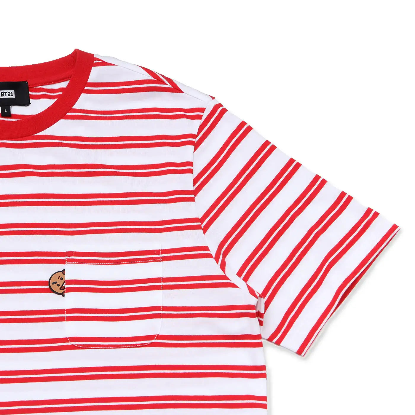 BT21 x Hunt Innerwear - Universtar T-shirt - Red - BT21 - T-Shirt - Harumio