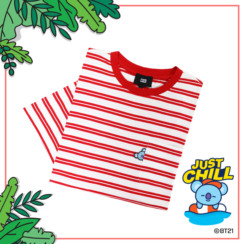BT21 x Hunt Innerwear - Universtar T-shirt - Red