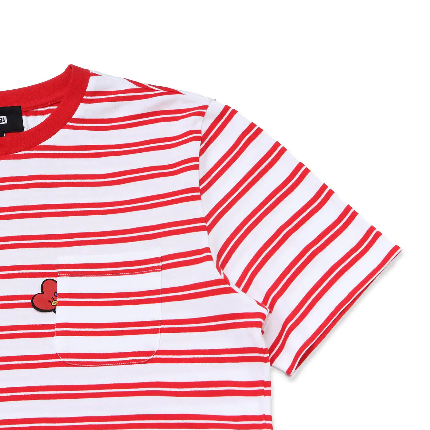 BT21 x Hunt Innerwear - Universtar T-shirt - Red - BT21 - T-Shirt - Harumio