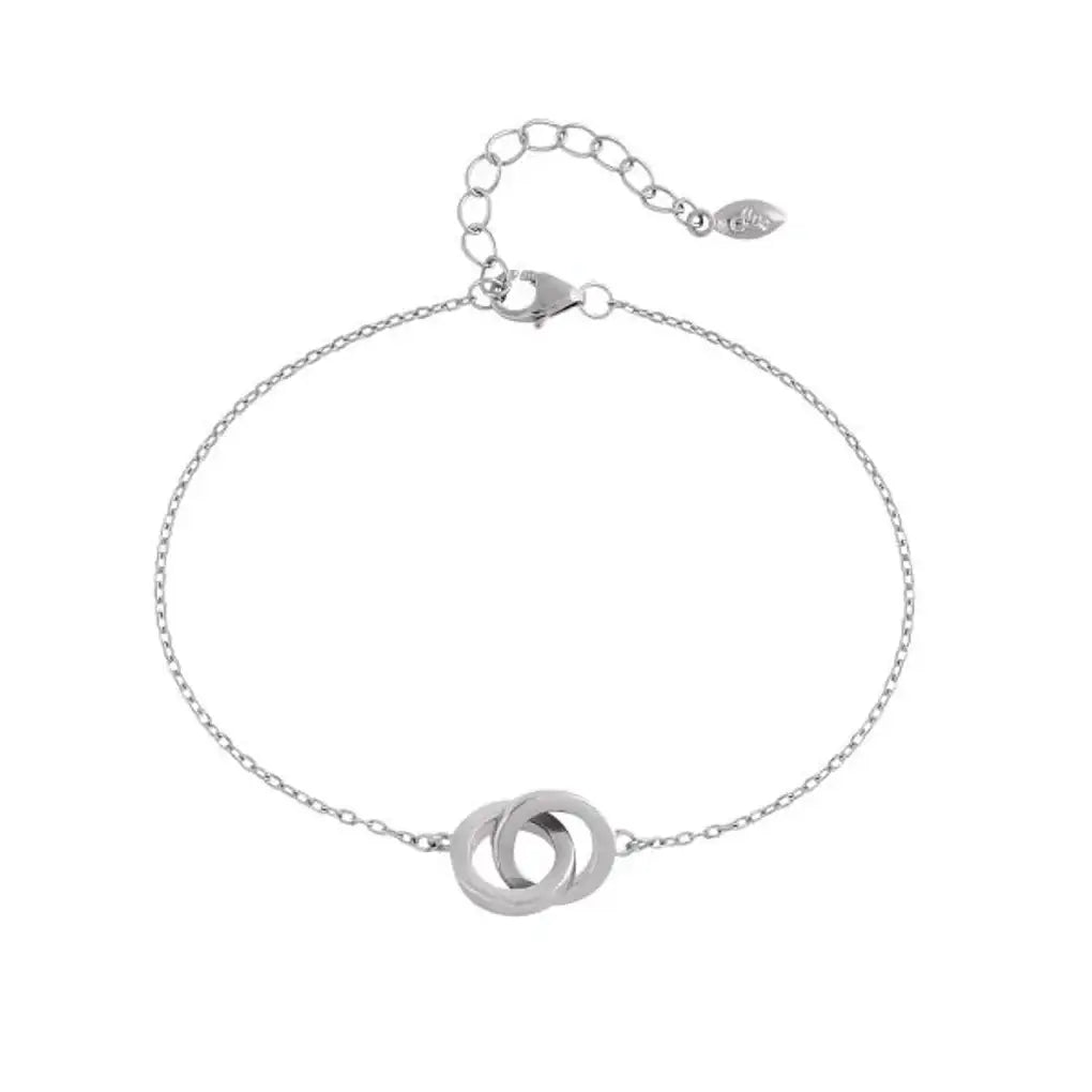 CLUE - Double Coin Silver Bracelet - CLUE - Jewelry - Harumio