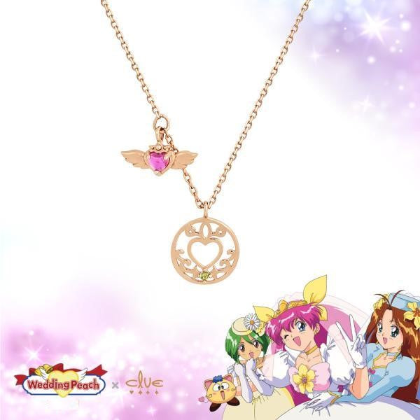 Wedding Peach x CLUE - Peach Necklace - Angel of Love