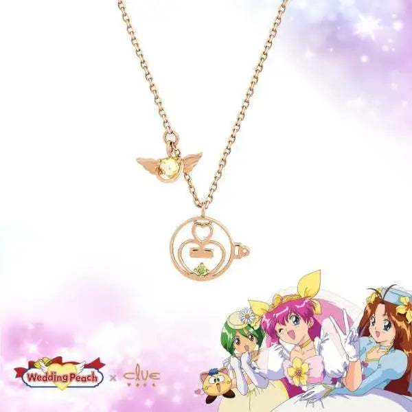 Wedding Peach x CLUE - Daisy Necklace - Angel of Love - Wedding Peach x CLUE - Jewelry - Harumio