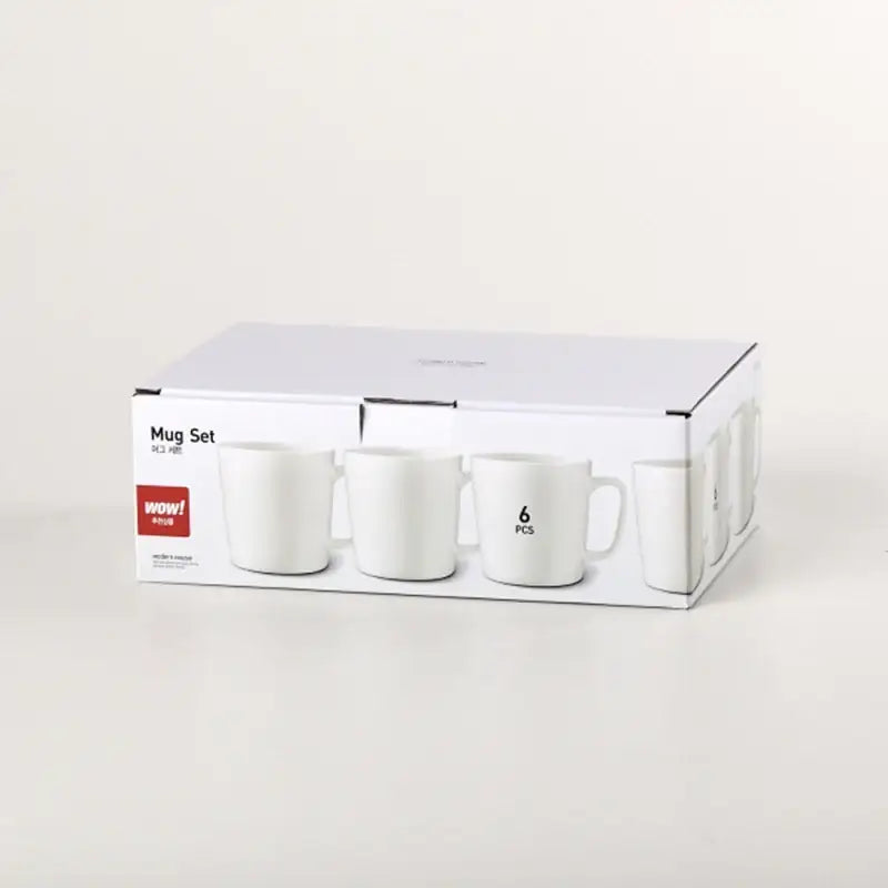 Korean Moreca Mug 430ml Set 6P - Modern House - Kitchenware - Harumio