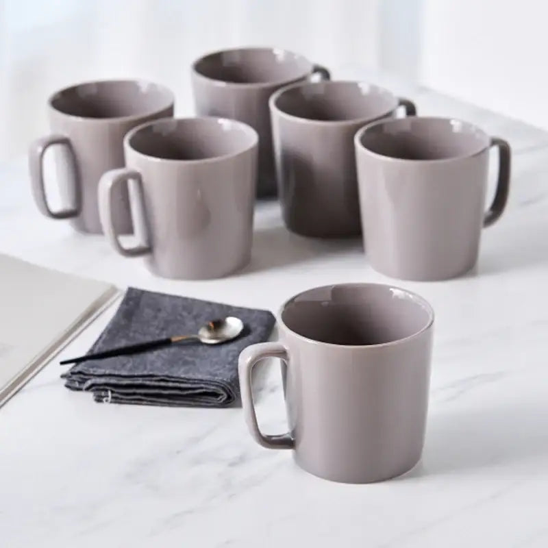 Korean Moreca Mug 430ml Set 6P - Modern House - Kitchenware - Harumio