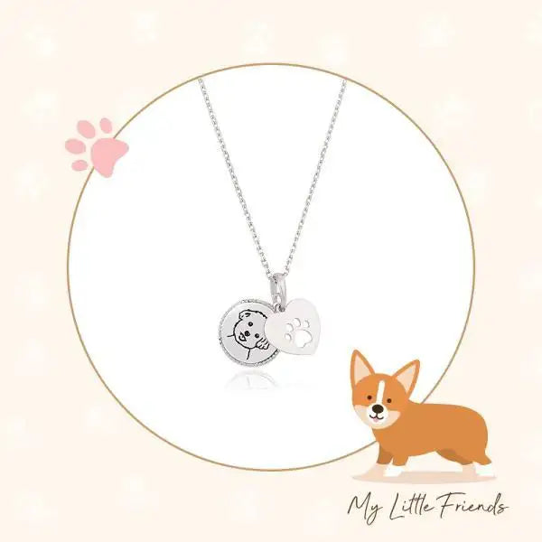 OST - My Little Friends - Silver Necklace - My Little Friends - Jewelry - Harumio