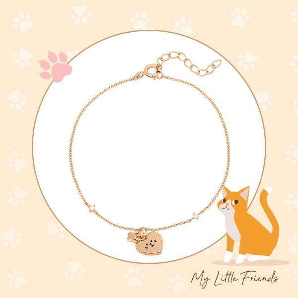 OST - My Little Friends - Cat Rose Gold Bracelet