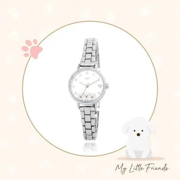 OST - My Little Friends - Puppy Metal Watch - My Little Friends - Jewelry - Harumio