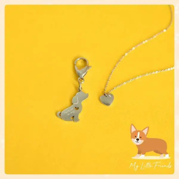 OST - My Little Friends - Walking Together Couple Necklace Set - My Little Friends - Jewelry - Harumio