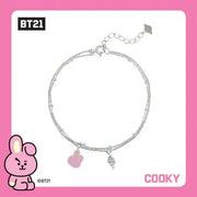 BT21 x OST - Silver Bracelet Ver. 2 - Cooky - BT21 - Bracelets - Harumio