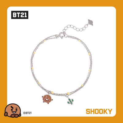 BT21 x OST - Silver Bracelet Ver. 2 - Shooky