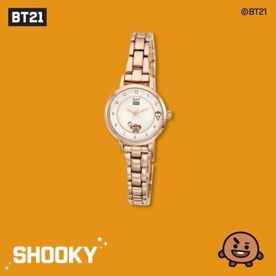 BT21 x OST - Rose Gold Metal Watch - Shooky