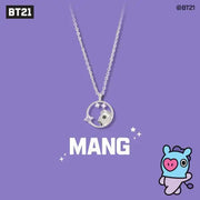 BT21 x OST - Silver Necklace Ver. 2 - Mang - BT21 - Necklace - Harumio