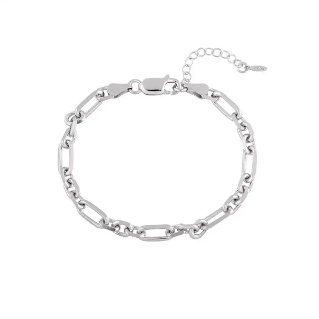 CLUE - Bold Chain Silver Bracelet - CLUE - Accessories - Harumio
