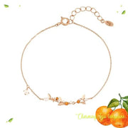 CLUE - Jeju Tangerine Silver Bracelet - CLUE - Jewelry - Harumio