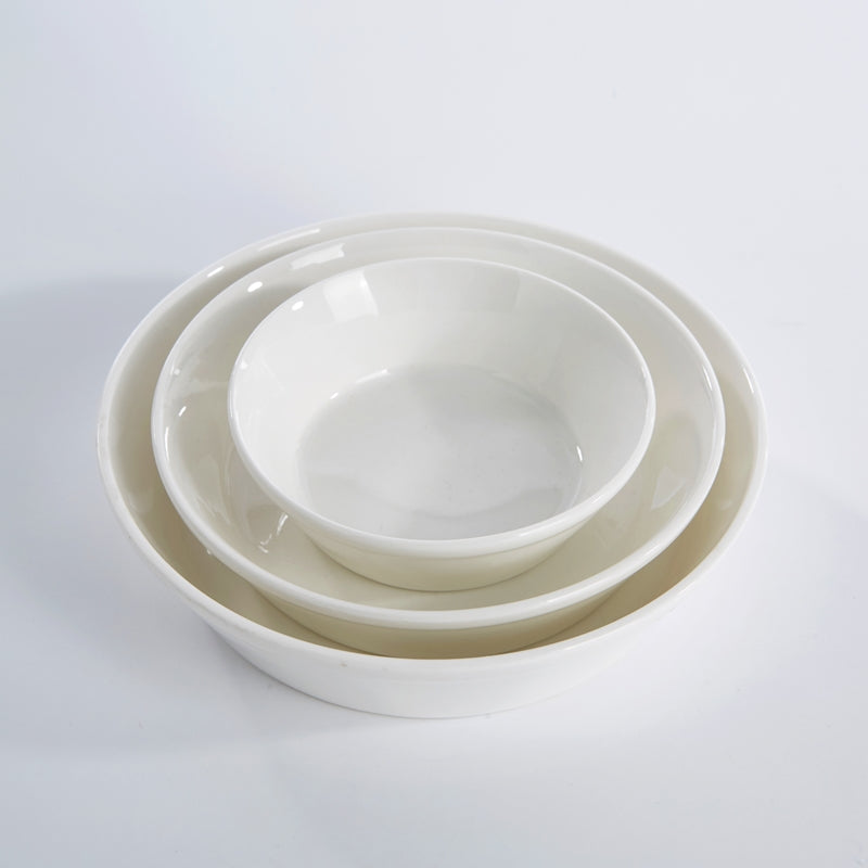 Korean Simple White Tableware Set