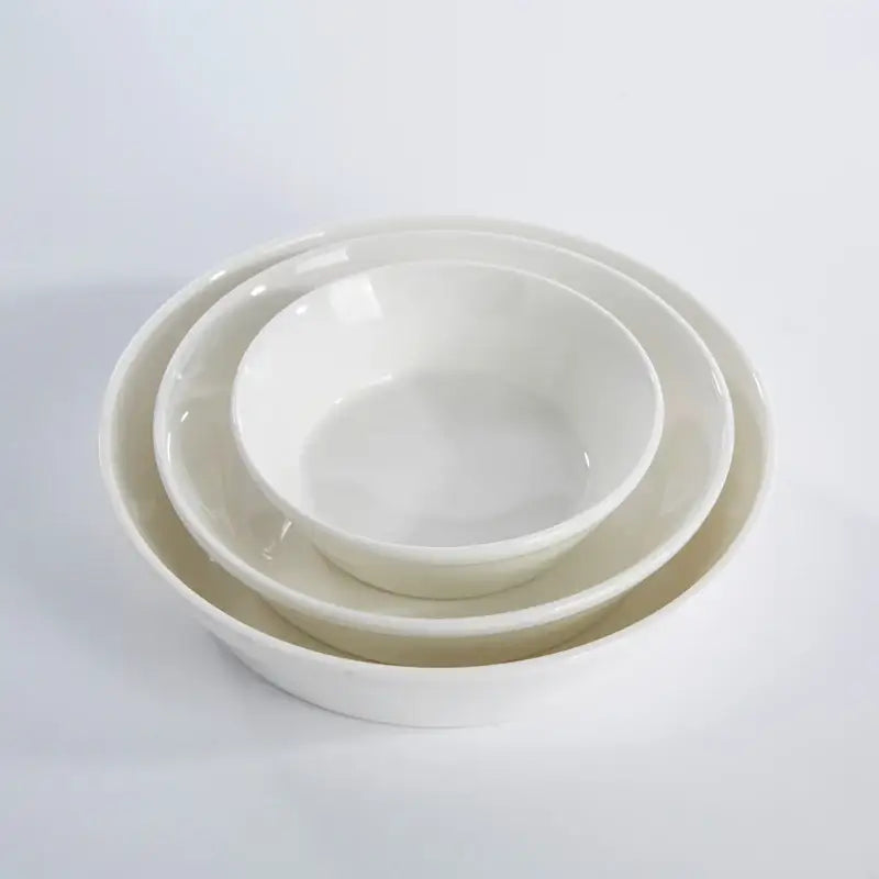 Korean Simple White Tableware Set - Modern House - Kitchenware - Harumio