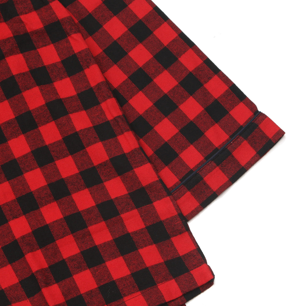 BT21 x Hunt Innerwear - Flannel Check Pajama Set - Cooky