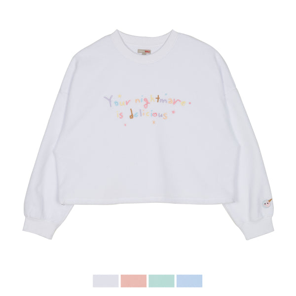 SPAO x Marimong - Cropped Fleece Sweatshirt