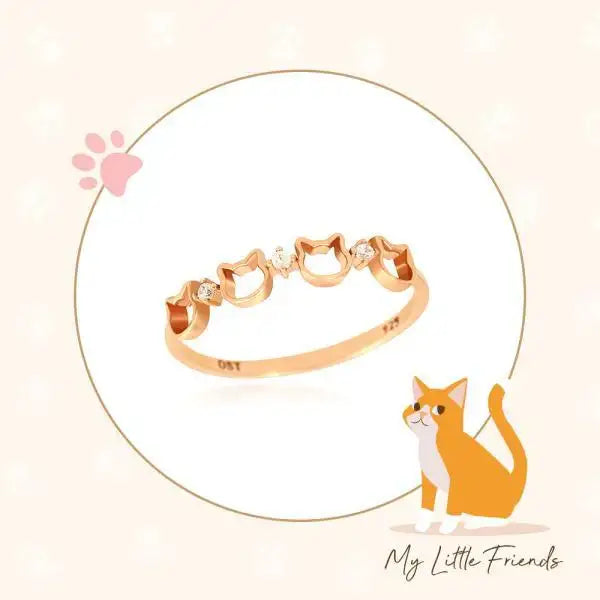 OST - My Little Friends - Meow Cat Ring - My Little Friends - Jewelry - Harumio
