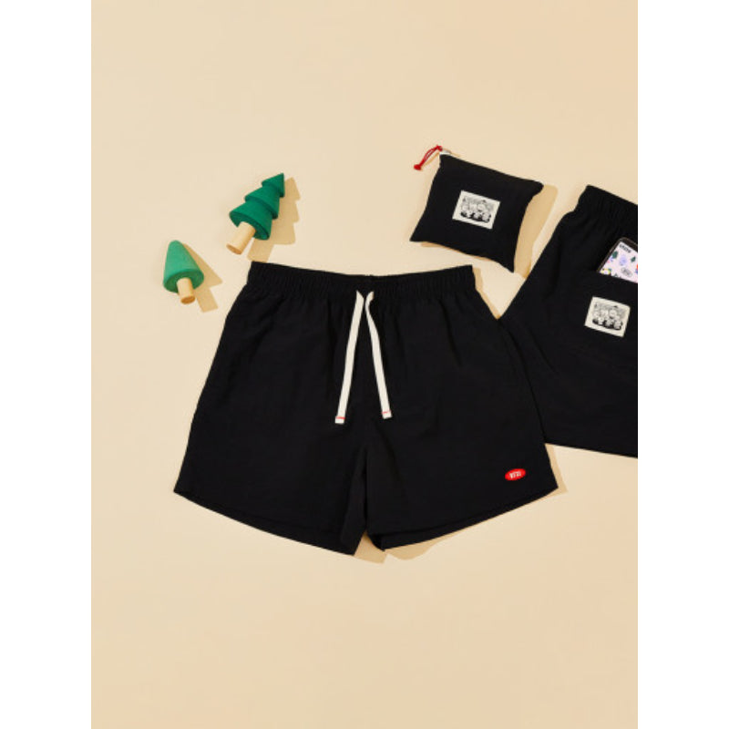BT21 - Baby Outdoor Black Packable Short Pants
