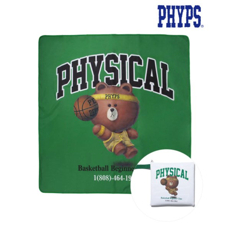 Brown x Phyps - Physical Education Department Picnic Mat Green