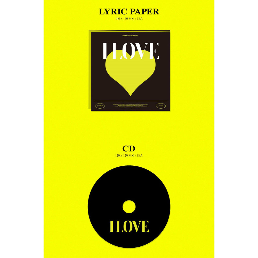 (G)I-DLE - I Love : 5th Mini Album - Cube Entertainment - Album - Harumio